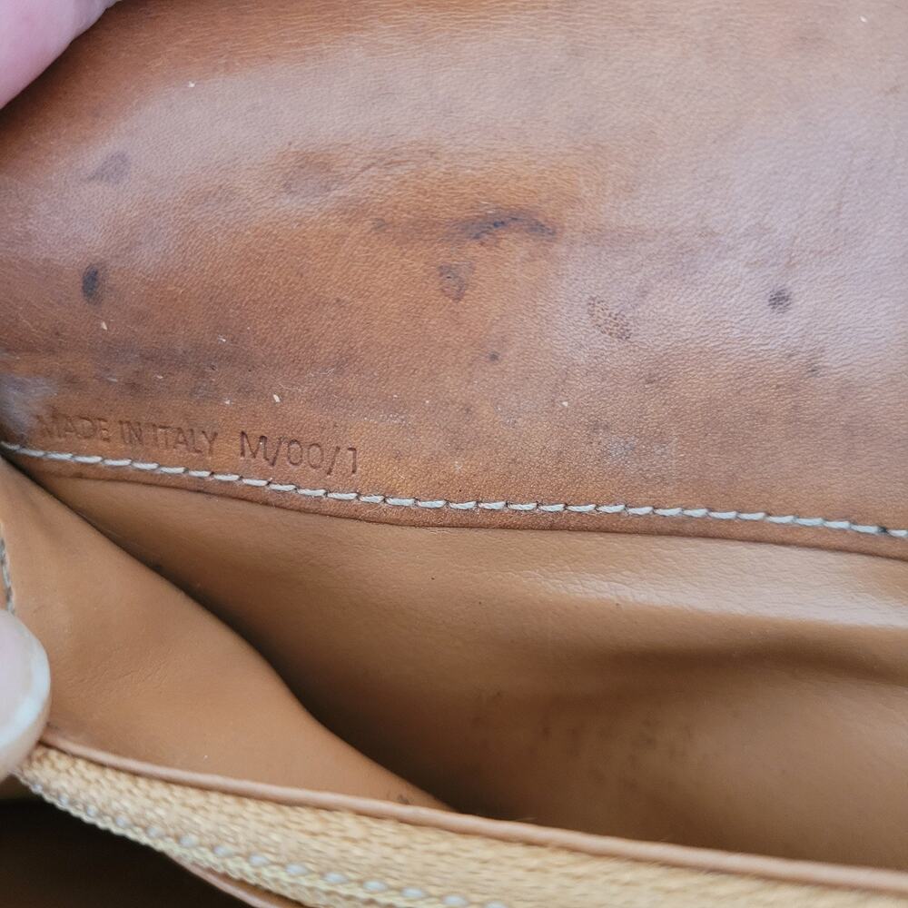 Celine Macadam Triomphe Monogram Brown Coated Canvas Leather Long Wallet Vintage - Picture 13 of 13